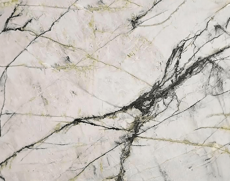 Imported Marble - White & Green - polished